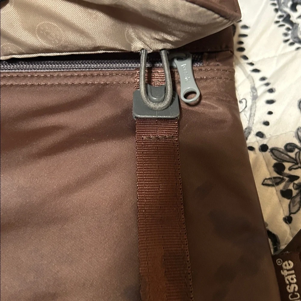 Pacsafe Dark Brown Messenger Bag
